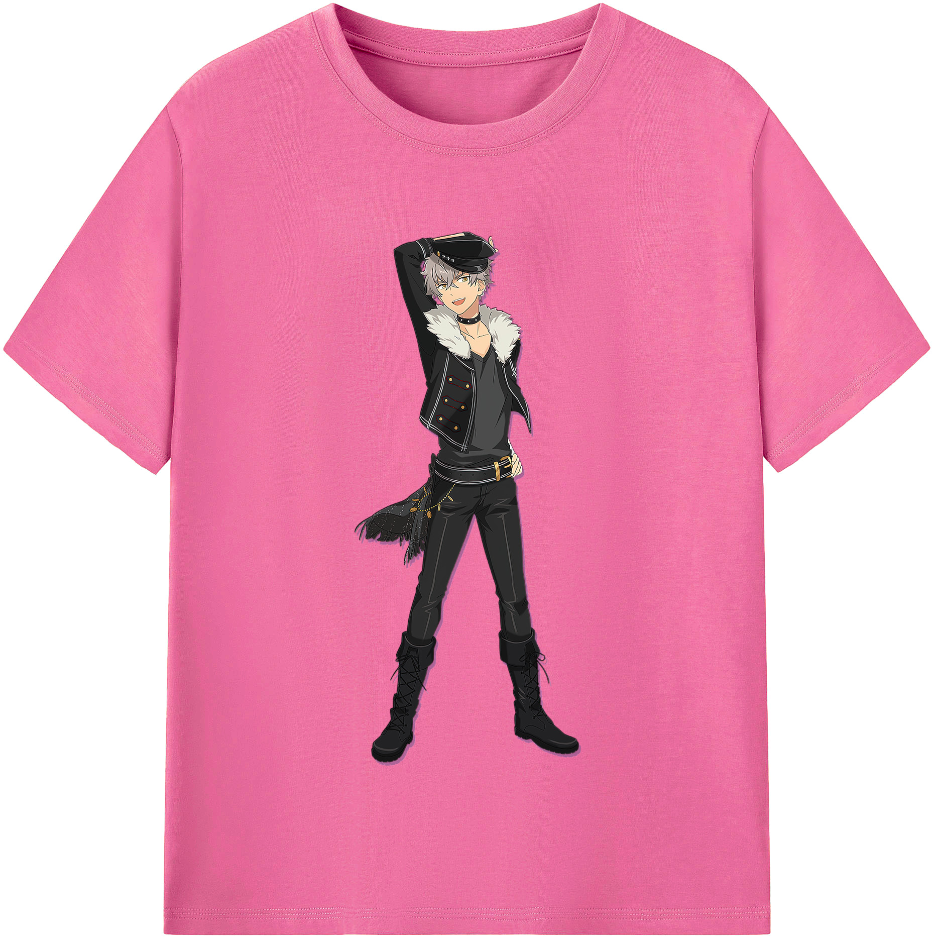 （画像用） あんさんぶるスターズ! Ensemble Stars レディースカジュアルプリントTシャツ（綿100％）
